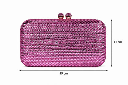 Orchid Pink Box Clutch