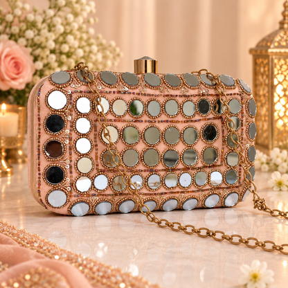 Pink Mirror Work Clutch
