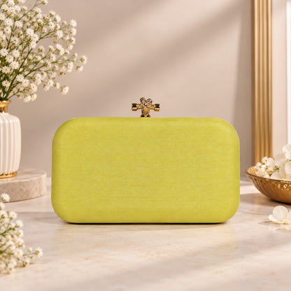 Embroidered Love Birds Clutch