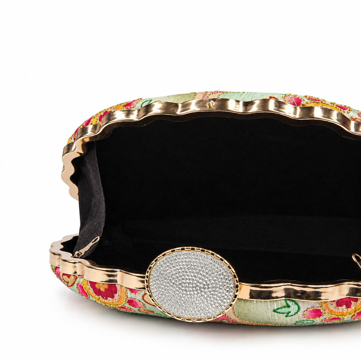 Multicolor Floral Clutch