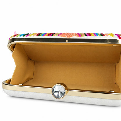 Vibrant Beaded Clutch