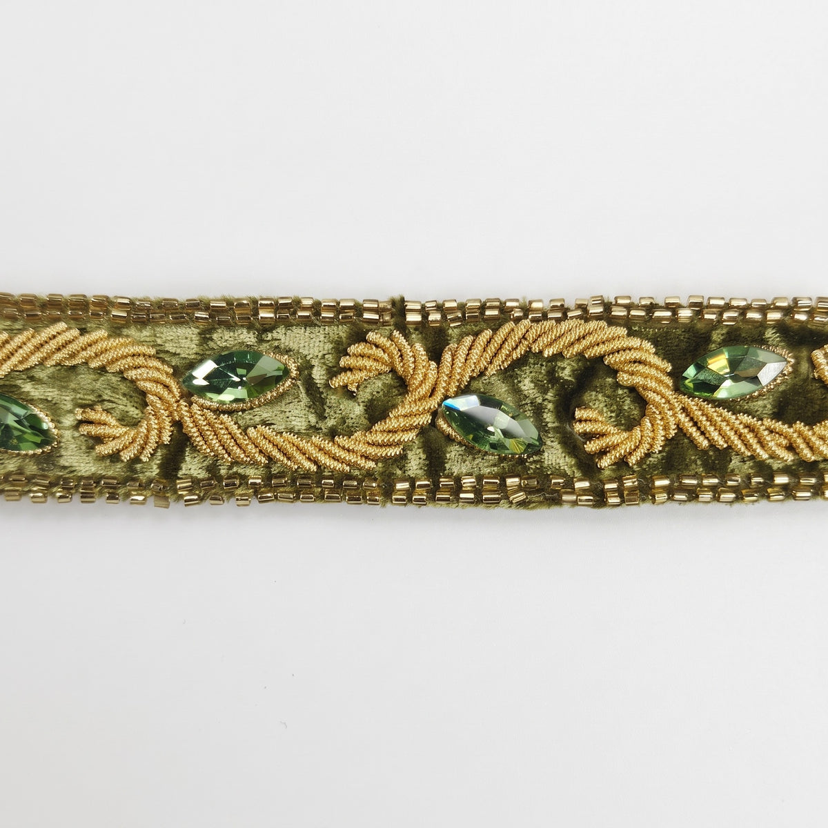 Emerald Green Zardozi Embroidered Potli