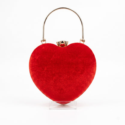 Red Heart Crystal Clutch