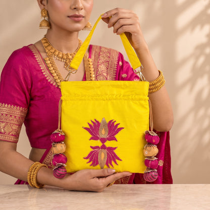 Sunshine Lotus Bloom Potli