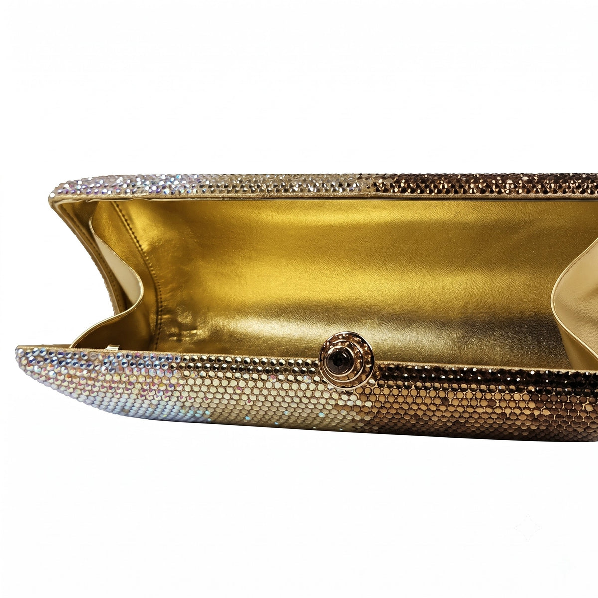 Golden Ombre Crystal Clutch